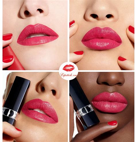 dior 766|Dior rose harpers red lipstick.